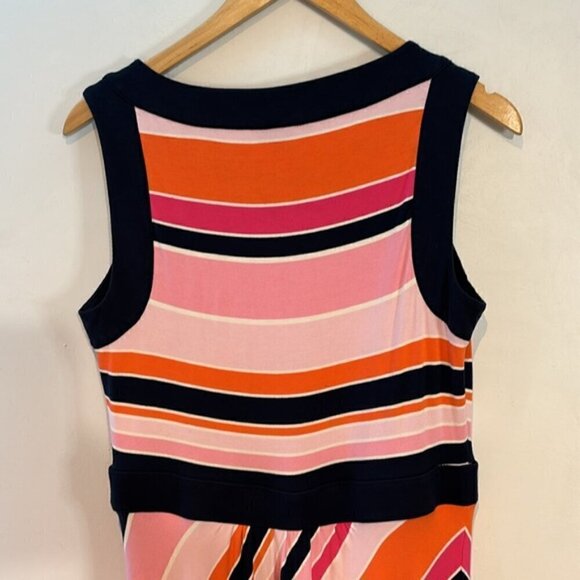 Land’s end stretch Lycra striped maxi dress size small - Picture 8 of 14